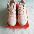 Giày sneaker nữ màu hồng cam Fashion Mã 6620 H