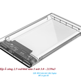 Hộp ổ cứng 2.5 ssd/hđ sata 3 usb 3.0 2139u3