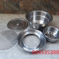 Bếp nướng than hoa không khói Hàn Quốc hút dương kèm vỉ inox thanh ngang