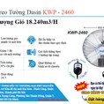 Bán quạt treo tường chính hãng giá rẻ tại Long An