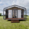 Độc đáo ngôi nhà gỗ thông minh có thể di chuyển khắp mọi nơi