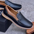 Giày lười da nam công sở đẹp màu đen Thailand Shop