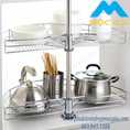Kệ góc 1/2 với mâm xoay TR180A