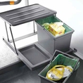 Thùng rác âm tủ cao cấp E006