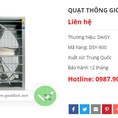 Quạt thông gió vuông 900 inox