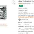 Quạt Thông Gió Vuông 1380