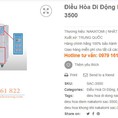 Điều Hòa Di Động Nakatomi SAC 3500