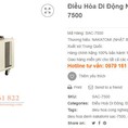 Điều Hòa Di Động Nakatomi SAC 7500