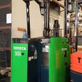 Xe nâng điện cũ đứng lái 1.8 tấn 4 mét
