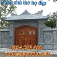 Mẫu cổng nhà thờ họ bằng đá đẹp thiết kế đơn giản tại Ninh Bình