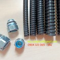 Ống ruột gà lõi thép phi 25. Đầu nối răng ngoài phi 25.
