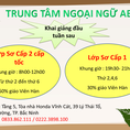 Tiếng hàn ABC tuyển sinh lớp sc1 và sc2