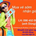 Vé máy bay đồng loạt khuyến mại mùa dịch