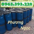 Thùng phuy nhựa nắp mở 50L, thùng phuy đựng hóa chất, thùng phuy 50 Lít