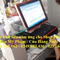 Trọn bộ máy tính tiền cảm ứng giá rẻ tại Cà Mau cho shop mỹ phẩm, phụ kiện