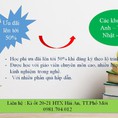Atlantic Quế Võ tuyển sinh các lớp Anh Trung Nhật Hàn với học phí ưu đãi lên tới 50% khi đăng