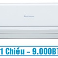 Điều hòa treo tường Mitsubishi Heavy Inverter 1 chiều 9000 BTU SRK/SRC10YW W5