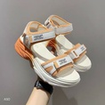 Giày Sandal nữ Quảng Châu phối màu năng động cực xinh