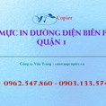 Đổ mực in đường Điện Biên Phủ quận 1