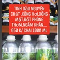 Tinh Dầu thiên nhiên Nguyên Chất Oải hương,mùi ,hương tràm ,bạc hà , hoa lài, sả chanh, gừng, quế, lavender,mùi Olive