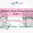 Thay mực mới máy photo đường Đinh Tiên Hoàng quận 1