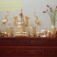 Chuyên tư vấn, thiết kế, thi công dát vàng 24k phòng thờ theo phong tục Việt