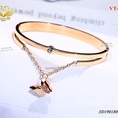 Vòng tay titan mặt bướm cát 472