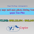 Thay mực mới máy photo đường Sơn Kỳ quận Tân Phú