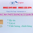 Thay mực máy photo đường Âu Cơ quận Tân Phú