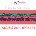 Thuê máy photocopy giá tốt đường Âu Cơ quận Tân Phú