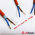 Cáp chống cháy 2 x 1.5 mm2, Cáp chống cháy Altek Kabel