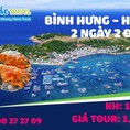 Tour du lịch đảo Bình Hưng Hang Rái 2N2Đ