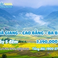 Tour du lịch Hà Giang Cao Bằng Ba Bể 6N5Đ