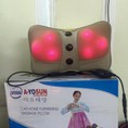 Gối massage Ayosun Hàn Quốc 6 bi,gối massage cao cấp giúp giảm đau massage vai cổ gáy hiệu quả