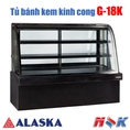 Tủ bánh kem kính cong Alaska G 18K