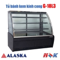 Tủ bánh kem kính cong Alaska G 18L3
