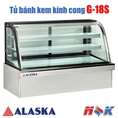 Tủ bánh kem kính cong Alaska G 18S