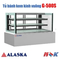 Tủ bánh kem kính vuông Alaska G 500S