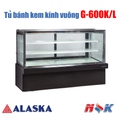 Tủ bánh kem kính vuông Alaska G 600K