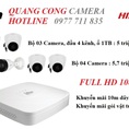 Limitted 05 bộ Camera giám sát Full HD siêu khuyến mại