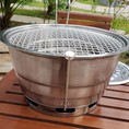 Bếp nướng âm bàn không khói Hàn Quốc hút trên chất liệu inox cao cấp