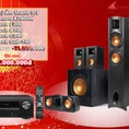 Bộ 5.1 Amply Denon X2600H Loa Klipsch F300 Tặng Loa Klipsch Sub 100