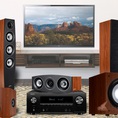 Amply Denon X2600H Bộ 5.1 Jamo C97II Sub J10 âm thanh sống động như trong rạp.