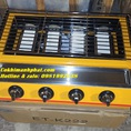 Bếp nướng hải sản k222, bếp nướng hải sản 4 họng đốt , bếp nướng gas