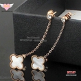 Bông tai titan mặt X trắng dài 187