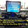 Lắp đặt combo máy tính tiền cảm ứng cho quán kem tươi quán sữa chua tại Tây Ninh