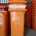 Thùng rác công nghiệp 240L nhựa HDPE