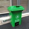 Thùng rác 60L đạp chân mở nắp
