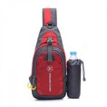 Túi nam thể thao đeo chéo vai không thấm nước màu đỏ xám TDC008