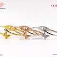 Vòng tay titan mặt bướm cát chéo 168
